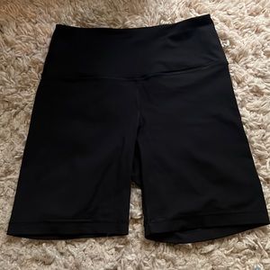 Black biker shorts